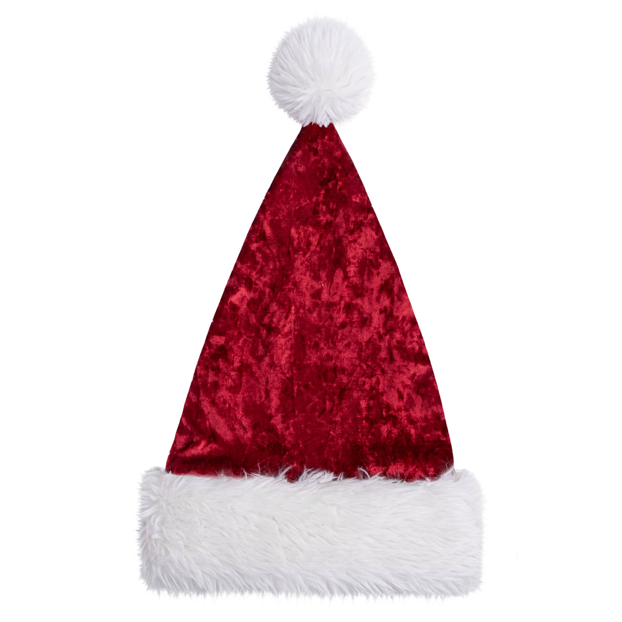 GEXWORLDWIDE - Wholesale Santa Hat - Shiny Christmas Hats Adult-Sized Festive Accessories0