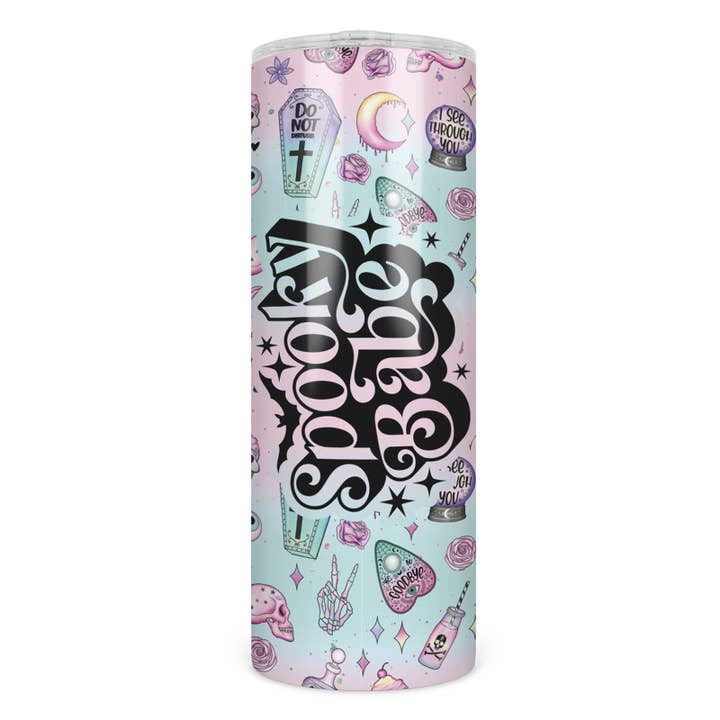 Spooky Babe Insulated Skinny Tumbler for wholesale by 1327 and co