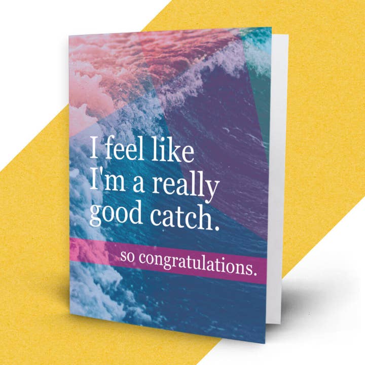 Carte Good Catch pour la vente par Middle Child Made