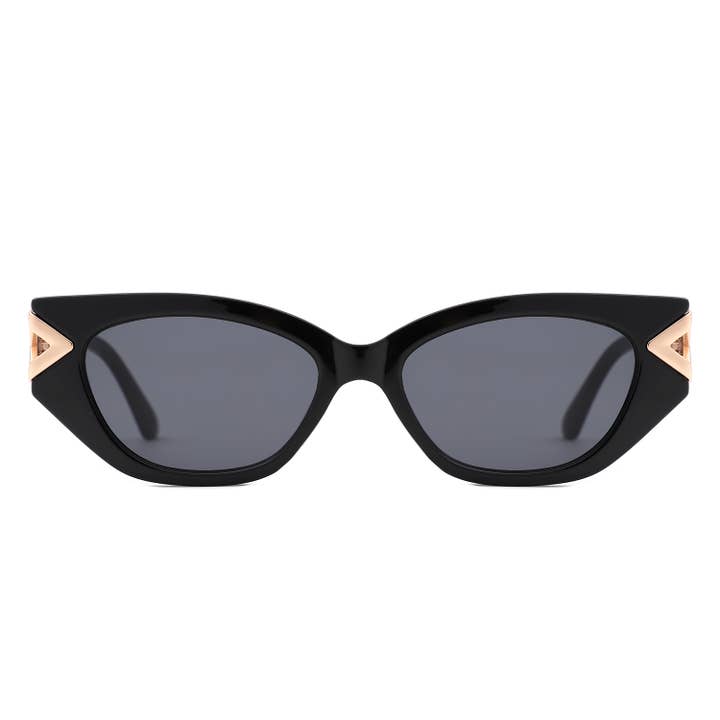 Cramilo Eyewear - Wholesale Sunglasses - Women's - Geometric Vintage Inspired Luxurious Cat Eye Sunglasses