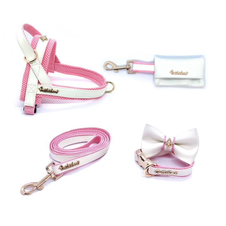 Puccissimé Pet Couture - Wholesale Pet Collar - Dog - My Baby Girl Collar, Bow Tie, Leash Dog Set10