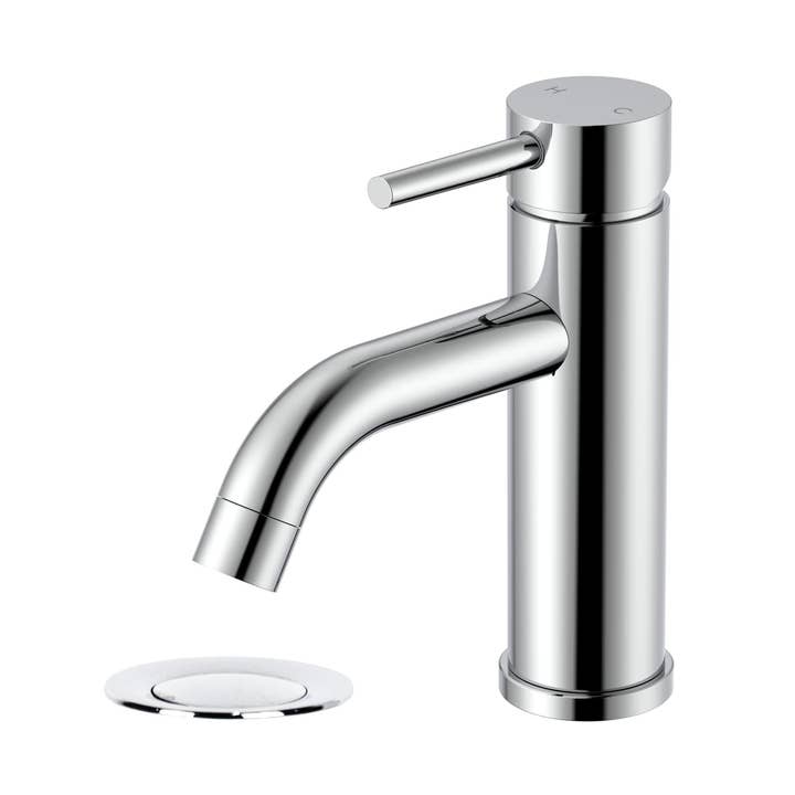 Torneira Clássica Arredondada para Lavatório - Válvula de Drenagem com Extravasor por atacado de Galim