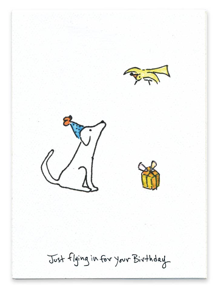 Jag flyger bara in för din födelsedag för wholesale av Rosie’s Wonders Connection Cards