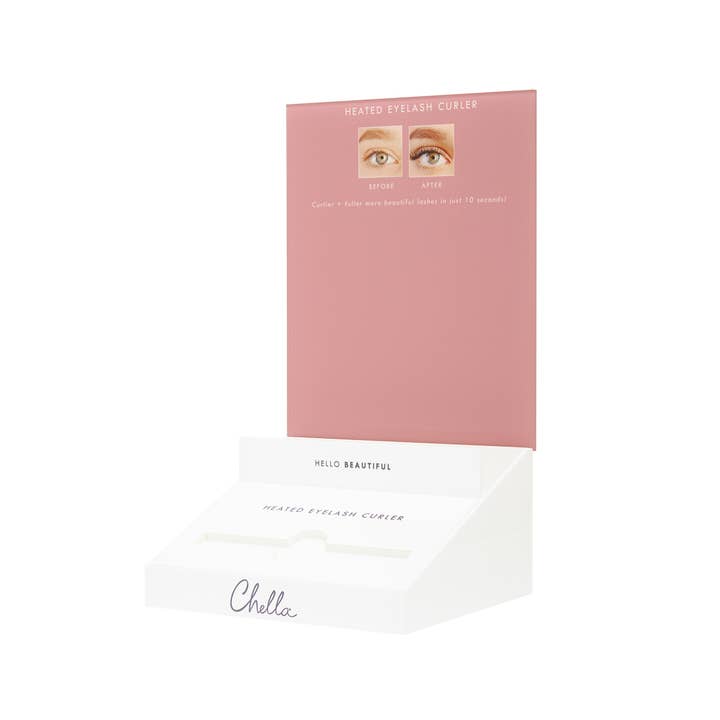 Chella Brow & Eye Collection - Wholesale Eyelash Curler - Heated Eyelash Curler Display - Empty