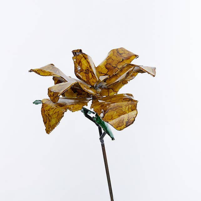 Bobbianne's Flowers - Wholesale Artificial Flowers - Gold Rose1