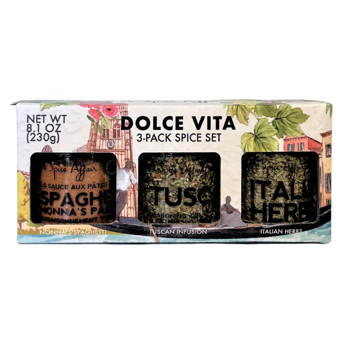 DOLCE VITA ITALIAN 3-PACK SPICE SET (8.11 oz) for wholesale by A Spice Affair