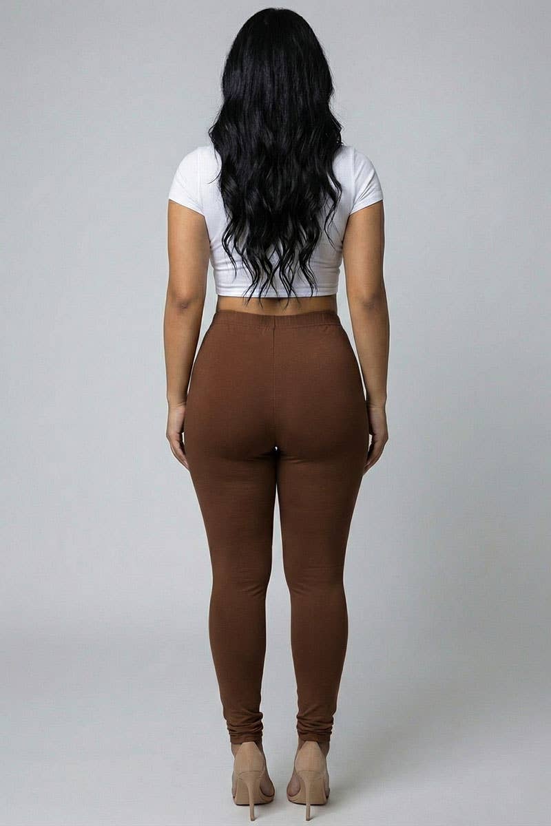 CAPELLA APPAREL - Wholesale Athletic/Lounge Leggings - Women's - Plus Basic Solid Leggings8