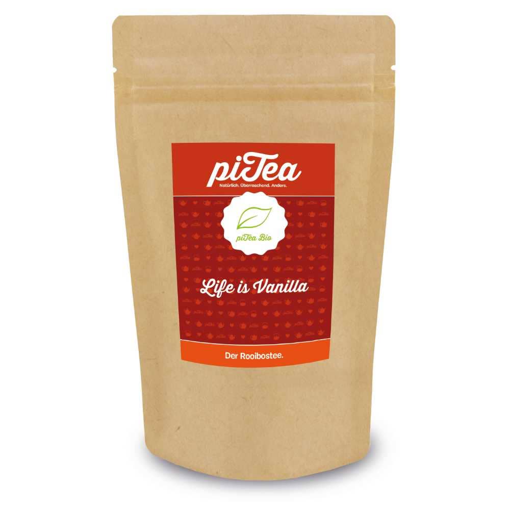piTea - Die Teestation in der Dose – wholesale Health/detox tea – Life is Vanilla [Rooibos Tea] |ORGANIC|1