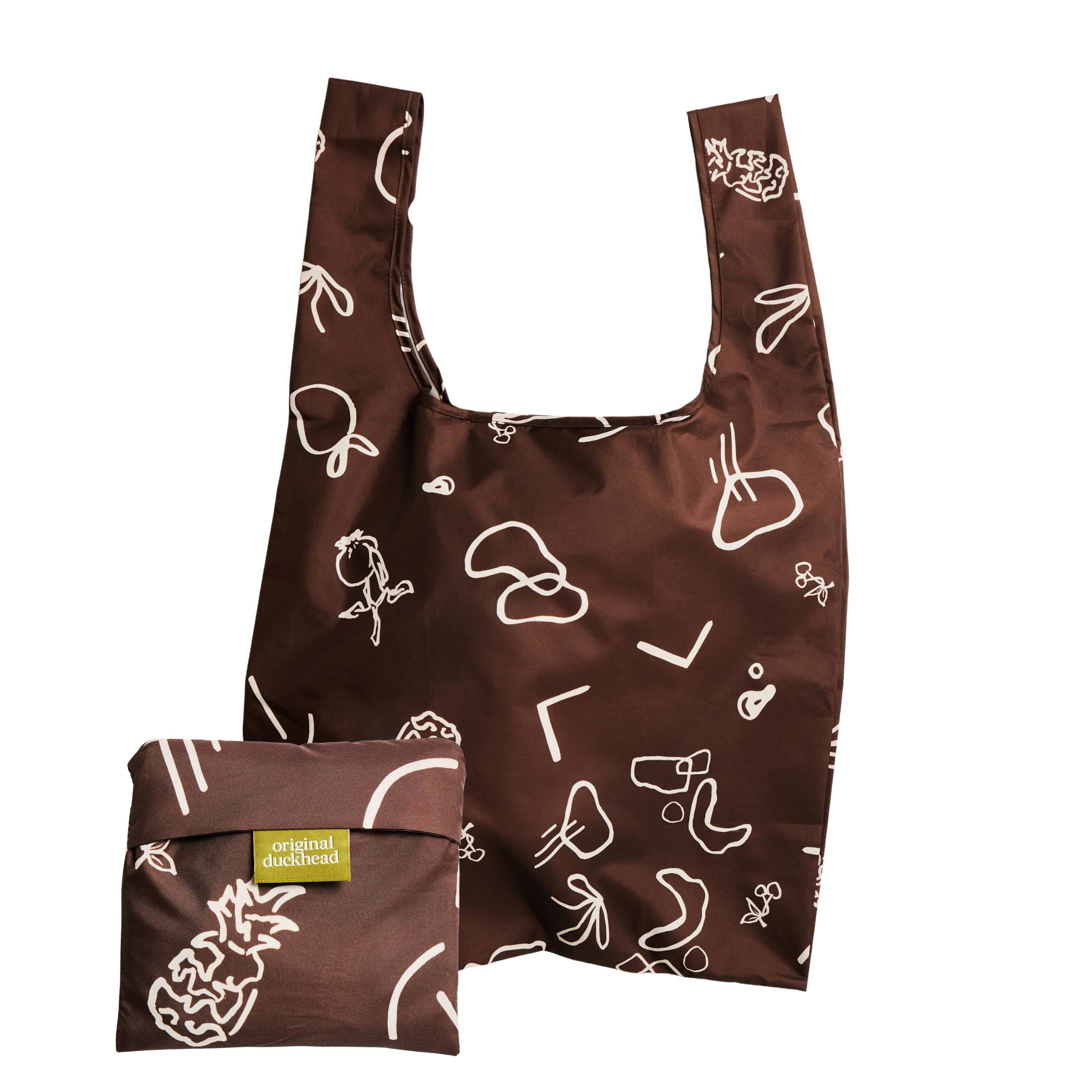 Original Duckhead USA - Wholesale Grocery/Shopping Bag - Fruits & Shapes in Easter Chocolate Eco Friendly Tote Bag0