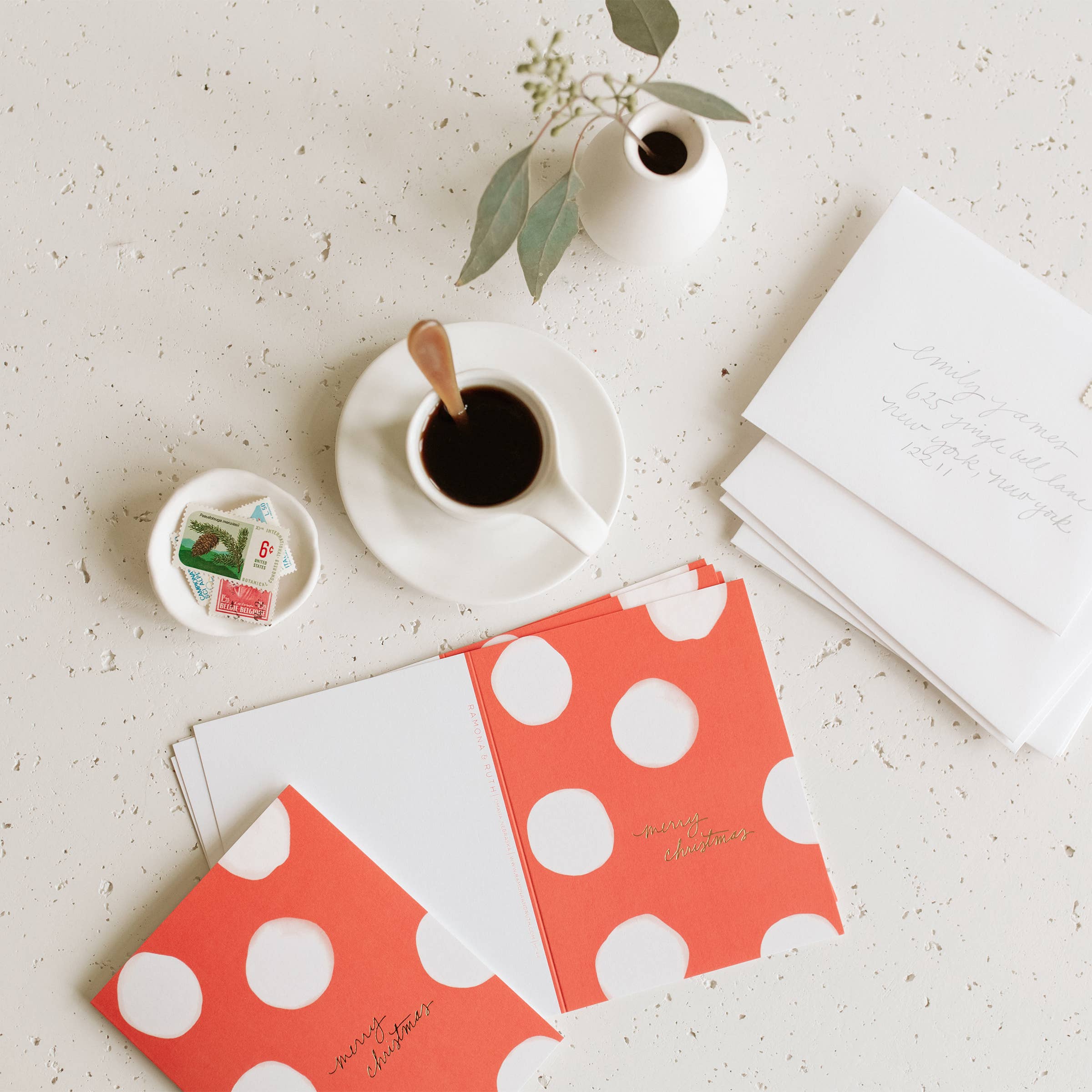 Ramona & Ruth – wholesale Julkort – God Jul Spots Card3
