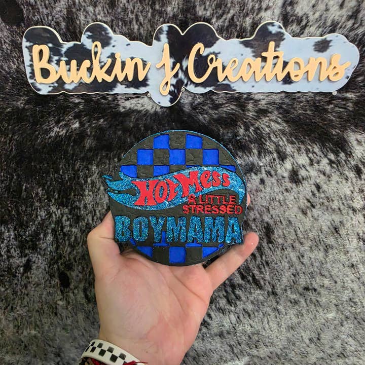 Buckin J Creations - Venta al por mayor Ambientador de coche - Mujer - Ambientador de coche para mamá de chicos desastrosos3