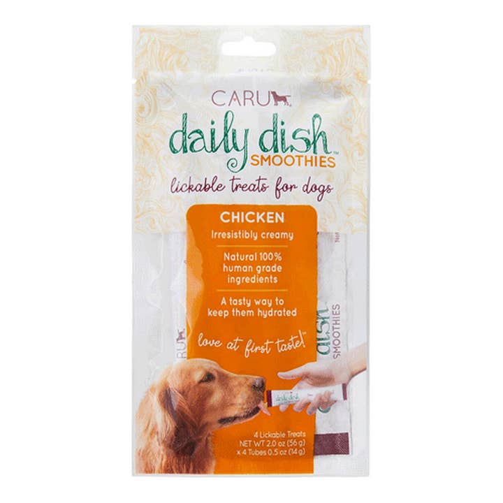 King Wholesale Pet Goods - Wholesale Pet Treats - Dog - CARU Smoothie Lickable Treats for Dogs Chicken 2oz