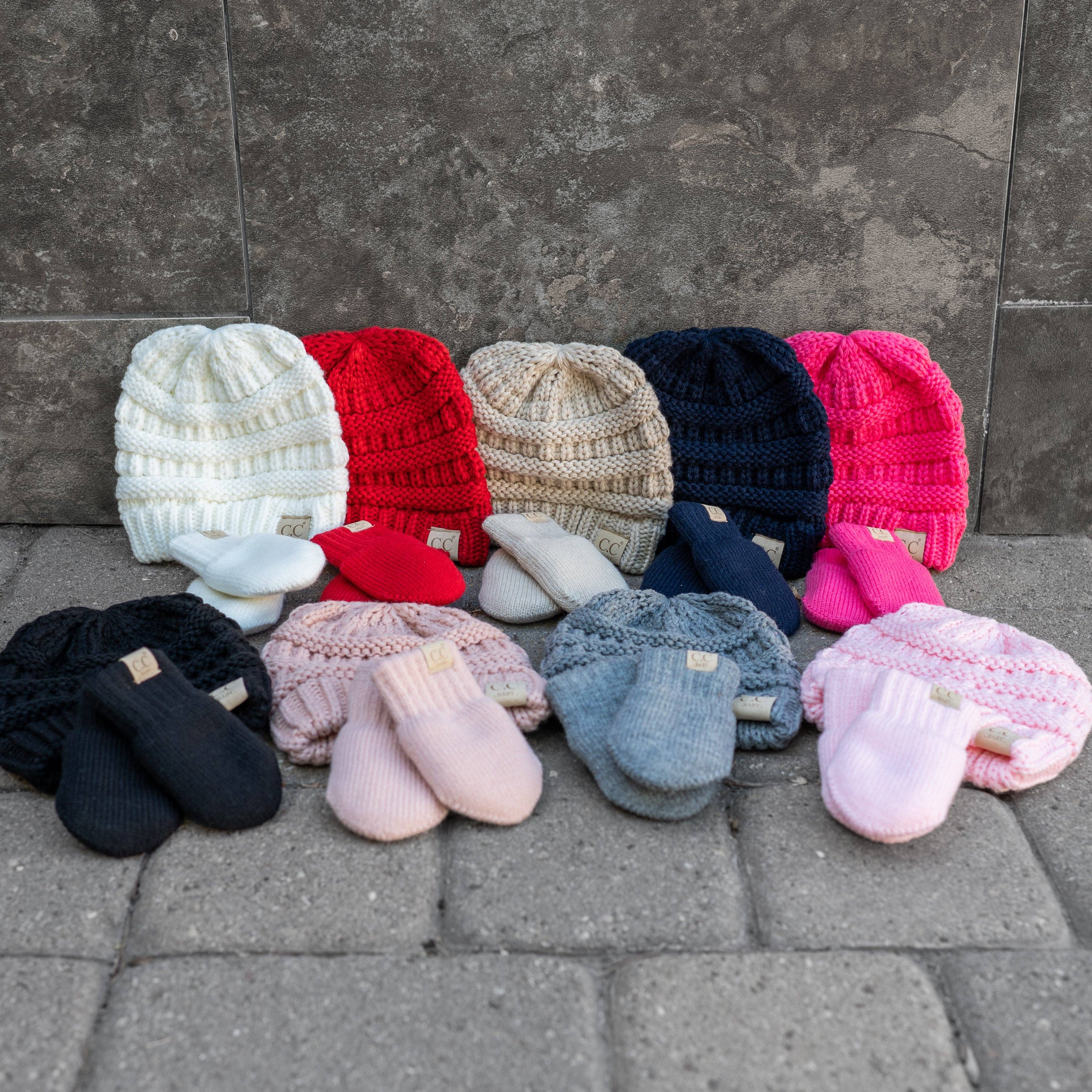 Truly Contagious - Wholesale Clothing Set - Baby - CC Baby Set | Popular CC Beanie & Mittens ( BABY-SET-1 )10