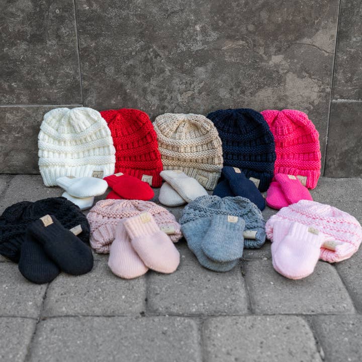 Truly Contagious - Wholesale Clothing Set - Baby - CC Baby Set | Popular CC Beanie & Mittens ( BABY-SET-1 )10