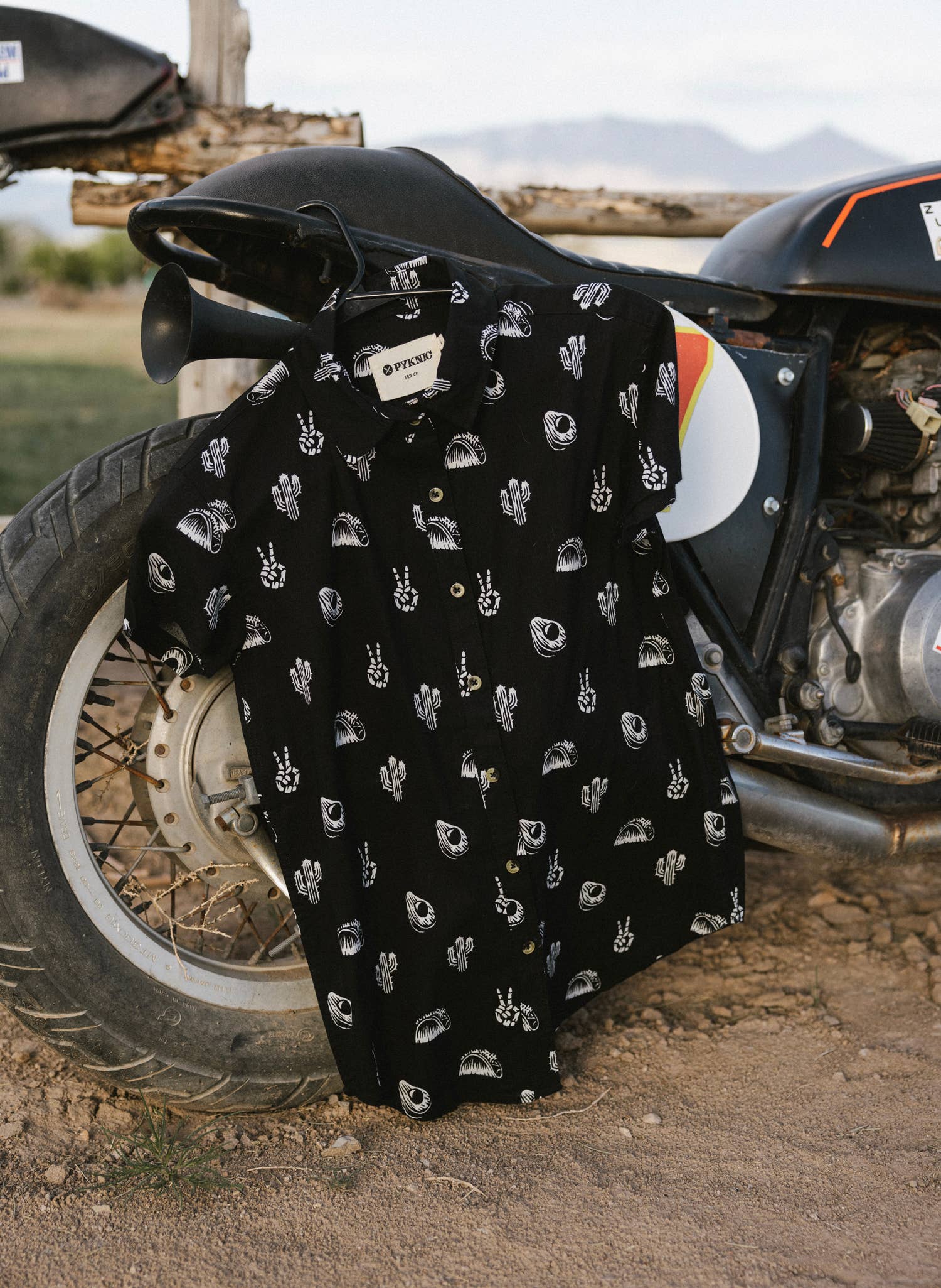 Pyknic - Wholesale Button Down Shirt - Unisex - No Problemo Cactus Tacos Casual Button Down Shirt Men Women3