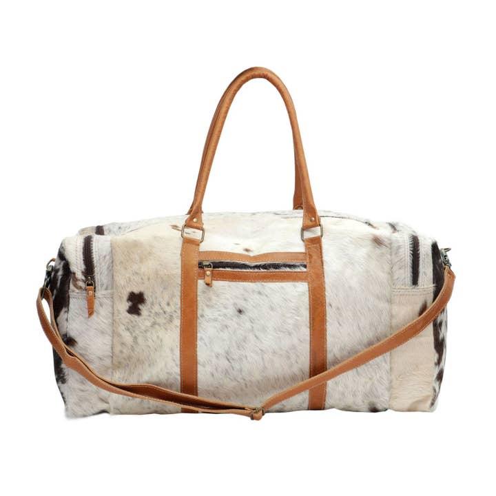 Sac de sport Snipe en cuir et cheveux pour hommes et femmes pour la vente par Hopofly Bags