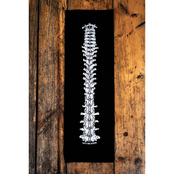 Lofty Dog Designs - Wholesale Patch - Spine Screen Printed Back Patch3