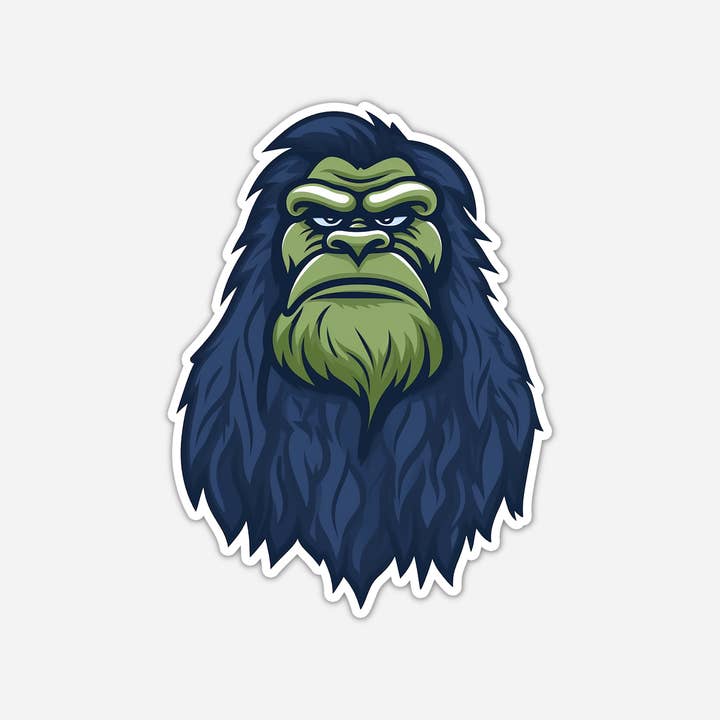 Autocolante Seasquatch Face Vinil por atacado de CMarie Northwest