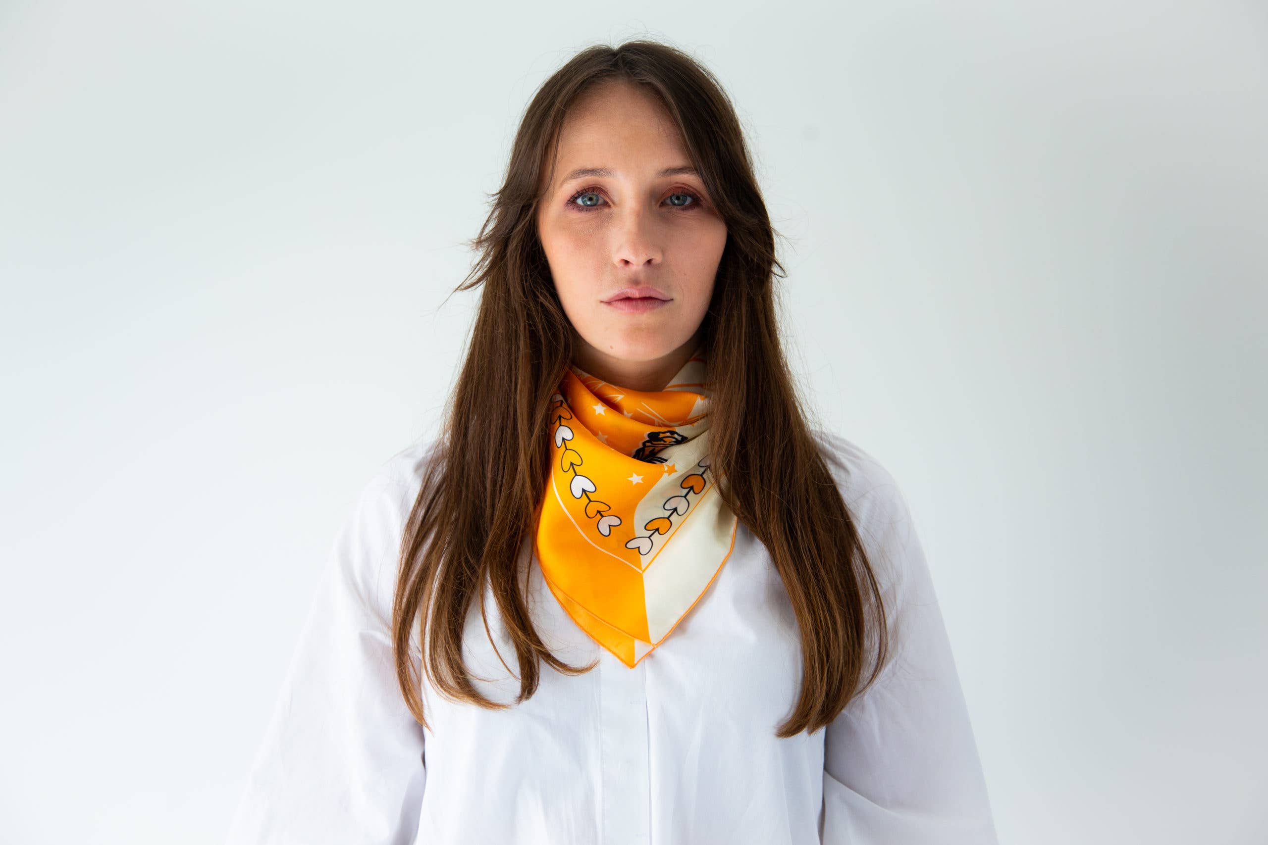 Mitat - Vente Écharpe – femme - Carré 70 Cigaleta1