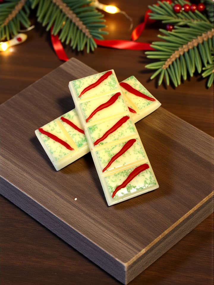 Christmas Tree Snack Cake Wax Melts/Snap Bar. Soy Wax Melts for wholesale by Wax and Wix Bakery®