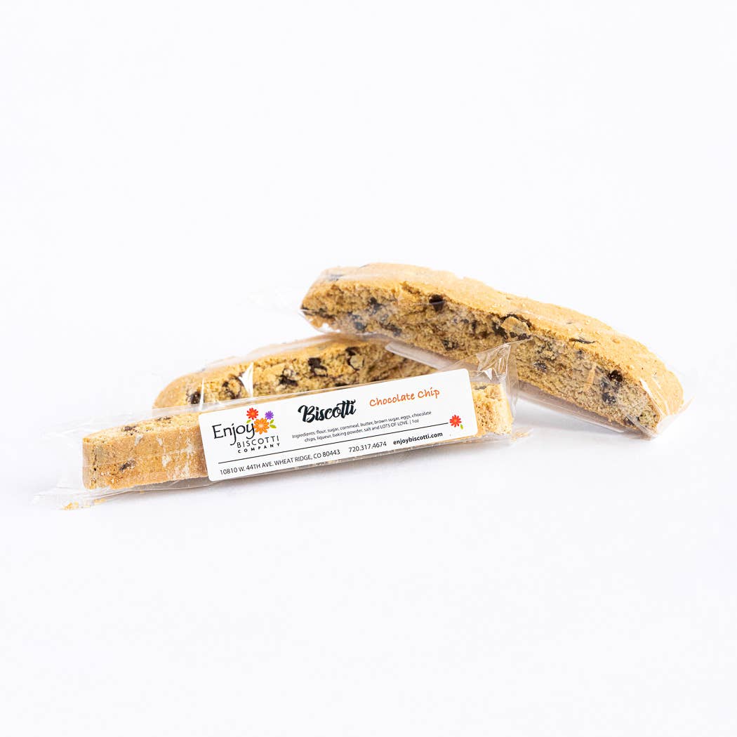 Enjoy Biscotti Company - Wholesale Cookie - Chocolate Chip Biscotti1