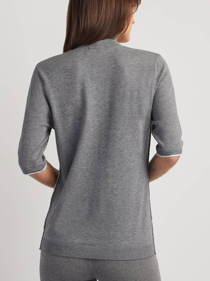 Ellen Tracy - Wholesale Knit Sweater - Women's - CARLEE MOCK NECK SWEATER TEE9