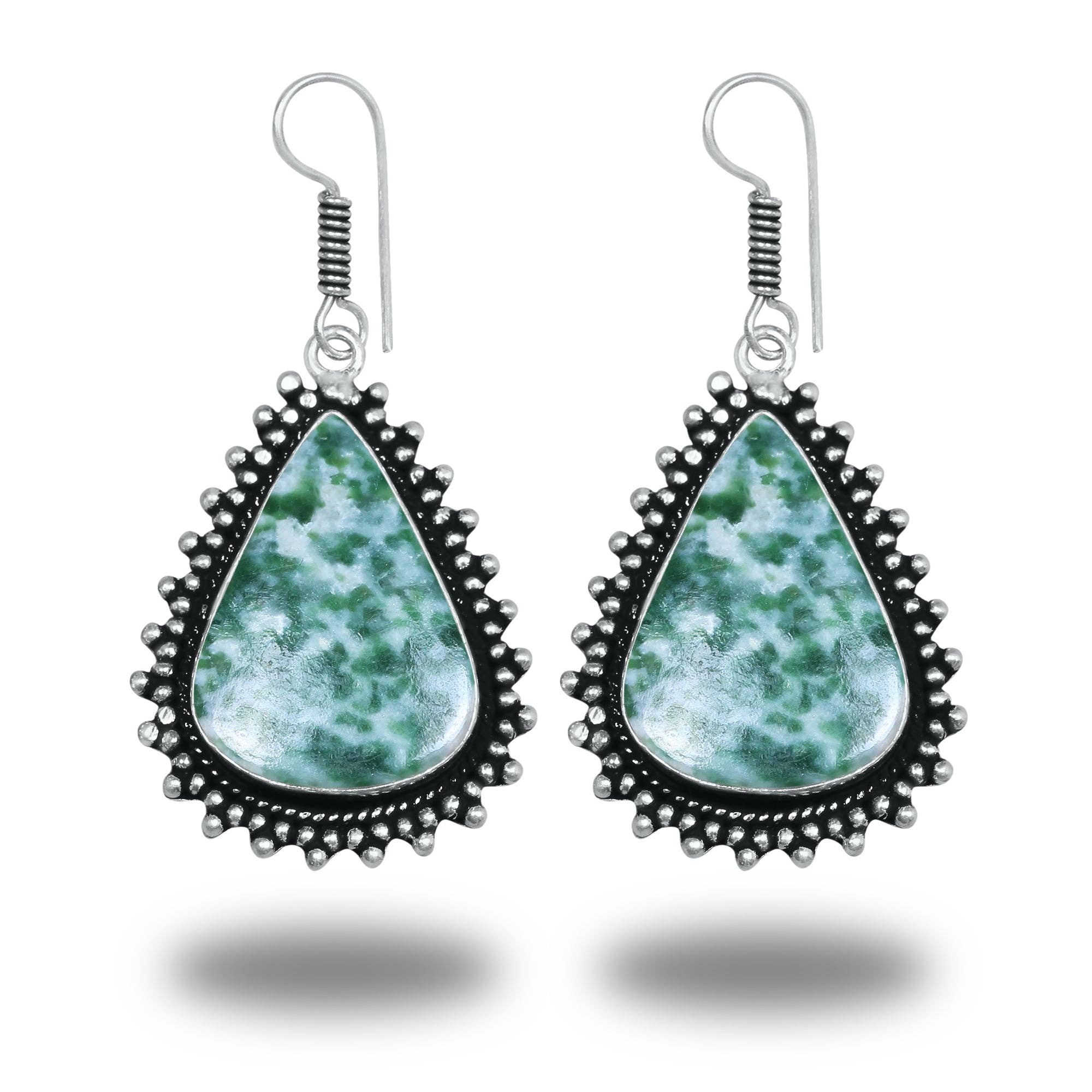 Handmade Jewels - Wholesale Dangle Earrings - Boho Crystal Earrings For Women - Silver Plated, Designer, Chic, Assorted And Wholesale23