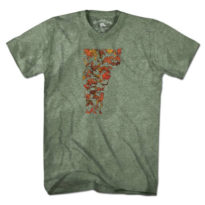 VT Foliage T-Shirt for wholesale by Chowdaheadz