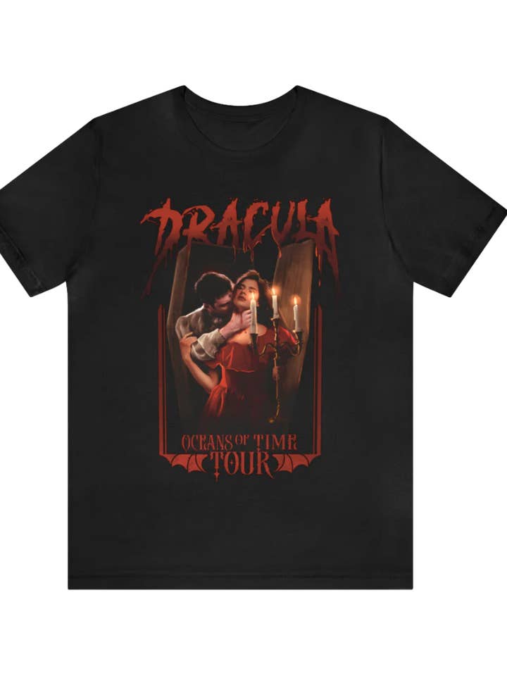 Dracula | Bram Stoker Graphic Tee for wholesale by Wonder Witch Co