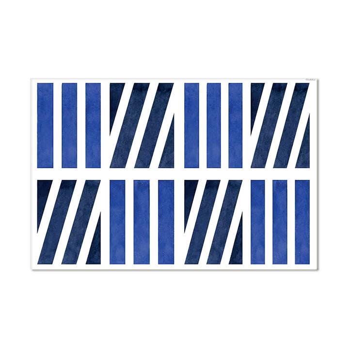 Tapis Vinyle Rayures Océan pour la vente par minimoi