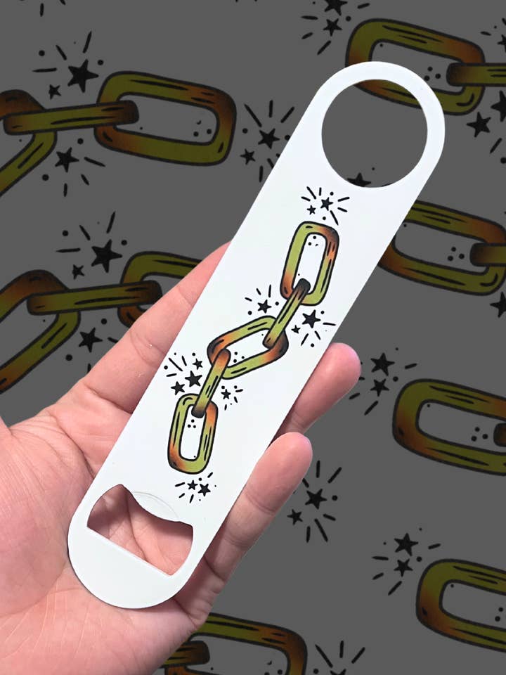 Kedjeformad flasköppnare för wholesale av Seventh Eclectic