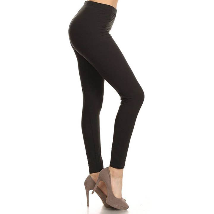 Leggings Depot - Wholesale Fashion Leggings - Women's - Buttery Soft High Waist Solid Leggings