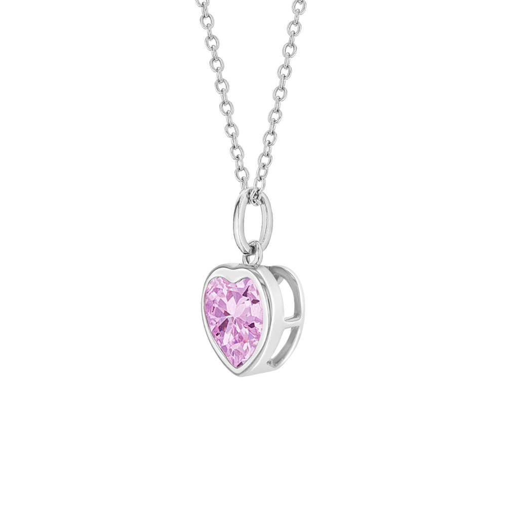 In Season Jewelry – wholesale Jewellery set – Clear CZ Heart Childs Jewelry Set -Sterling Silver8