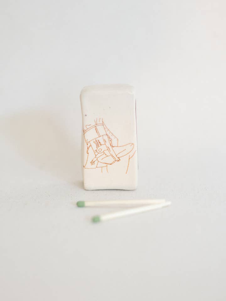 Matchbox: COWBOY for wholesale by Cup Half Full Ceramics