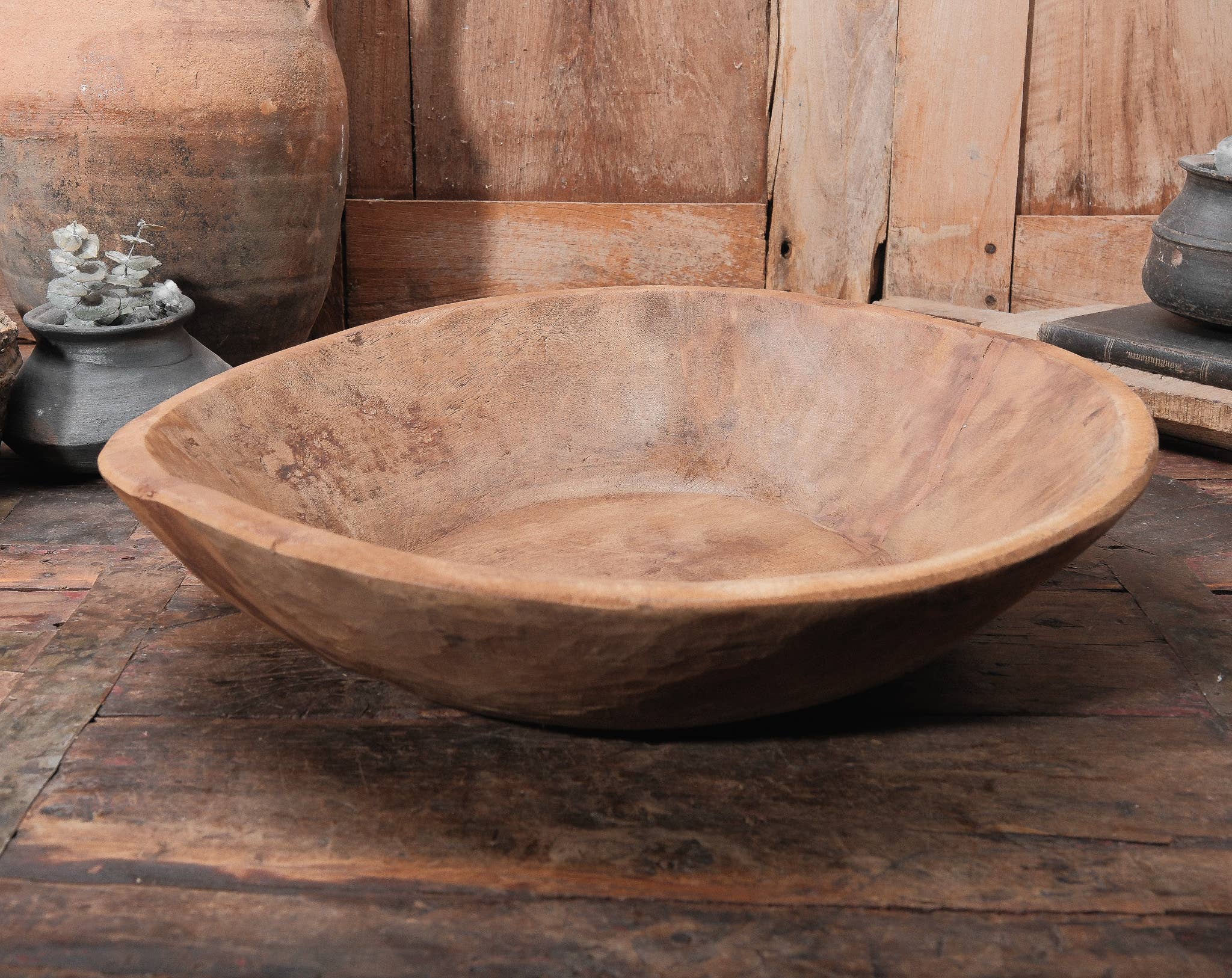 Golden Oldies Antiques - Vente Assiettes/plats/bols de décoration - Bol en bois Paret vintage2