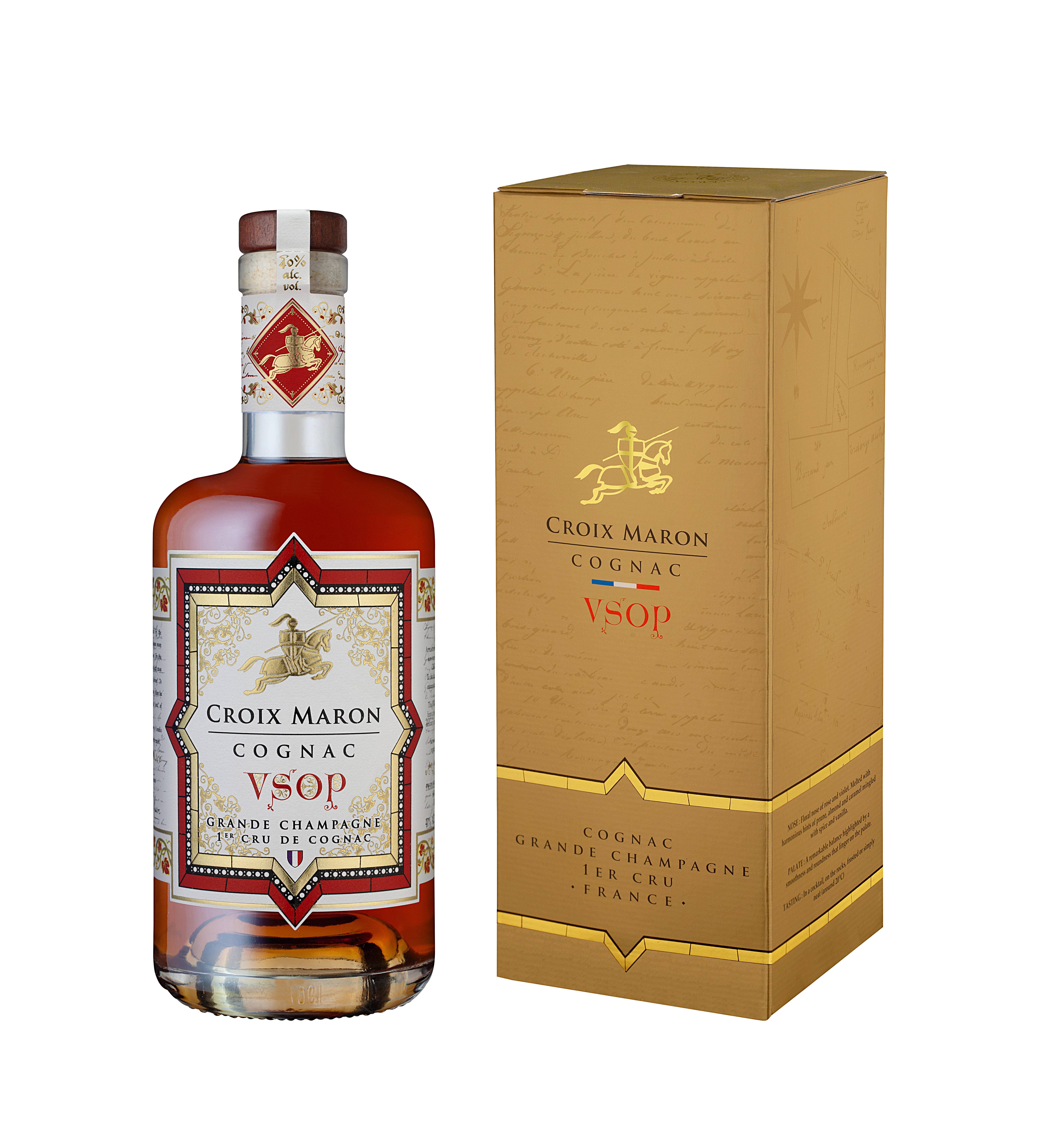 Le Vin Émoi - Wholesale Brandy/Cognac - Cognac VSOP Grande Champagne Cross Brown 70 cl1