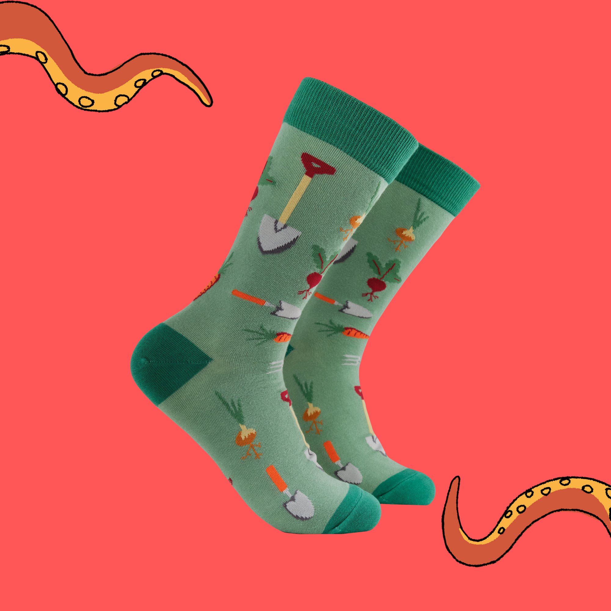 GREEN Gardening Socks - Dig Deep for wholesale on Faire1