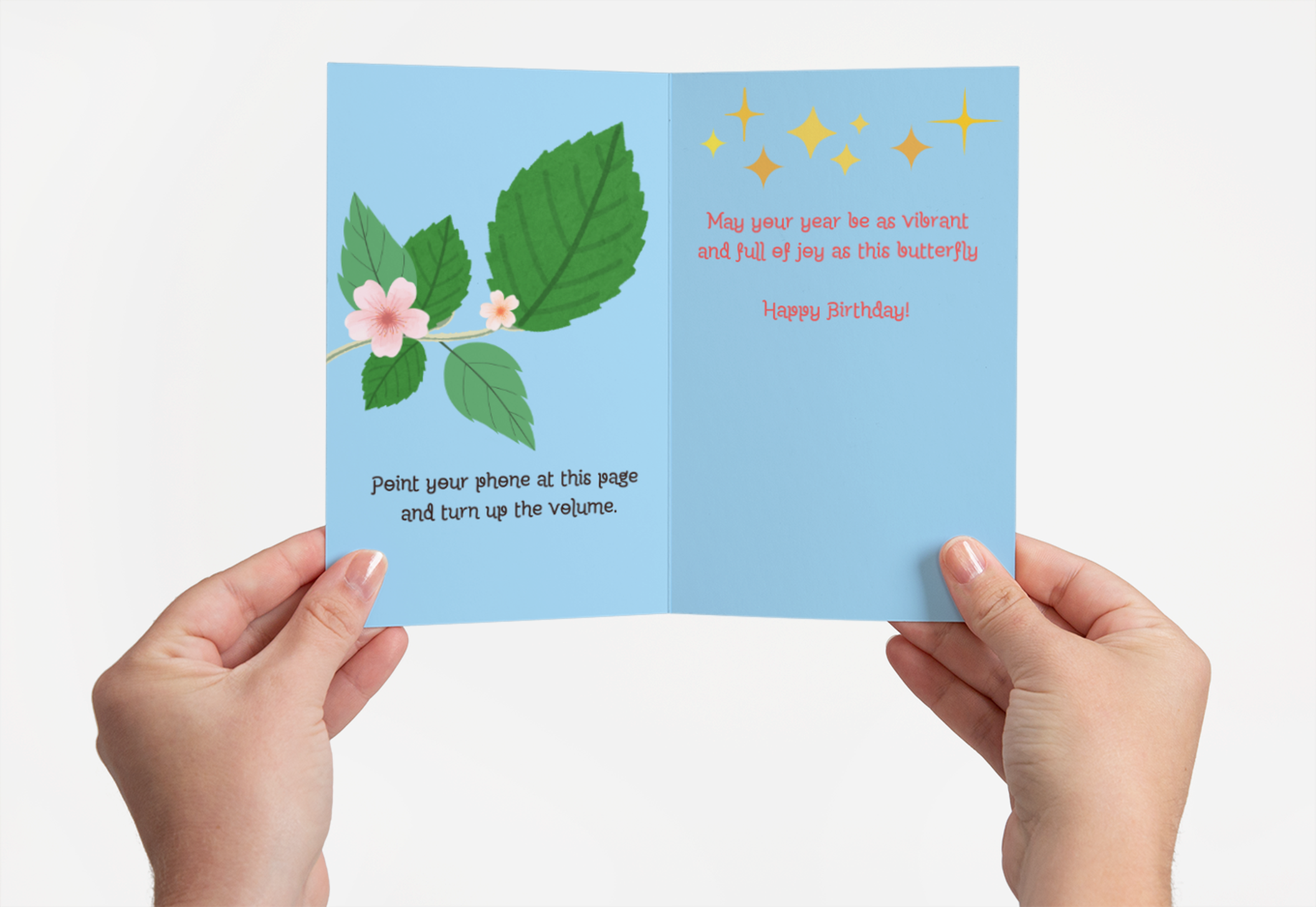 Live Invites - Wholesale Birthday Card - Happy Birthday - 3D Rainbow Butterfly2