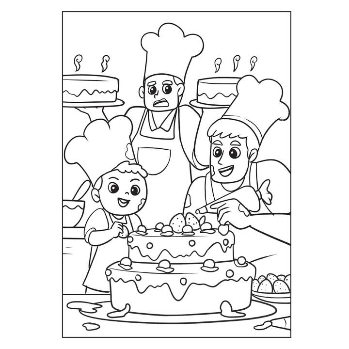 Independent Publishers Group - Vente Livre de coloriage – enfant et bébé - Livre de coloriage Mes papas et moi2