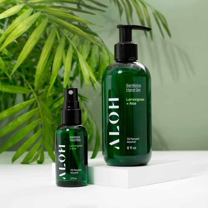 ALŌH - Wholesale Hand Sanitizer - Sanitizing Hand Gel Lemongrass + Aloe1
