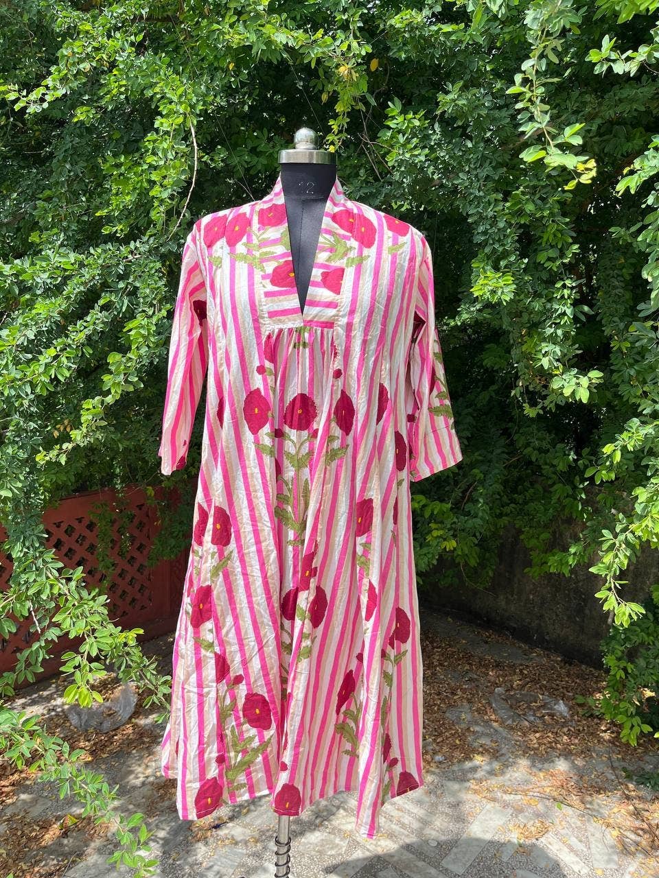 Bhawana Handicrafts - Wholesale Dress - Women's - Indian Cotton Hand Block Printed Floral Boho Summer Dress1