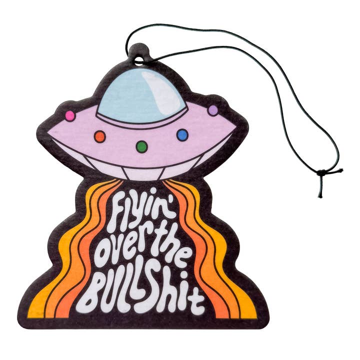 Désodorisant OVNI Volant au-dessus des Conneries pour la vente par KANDS.CO