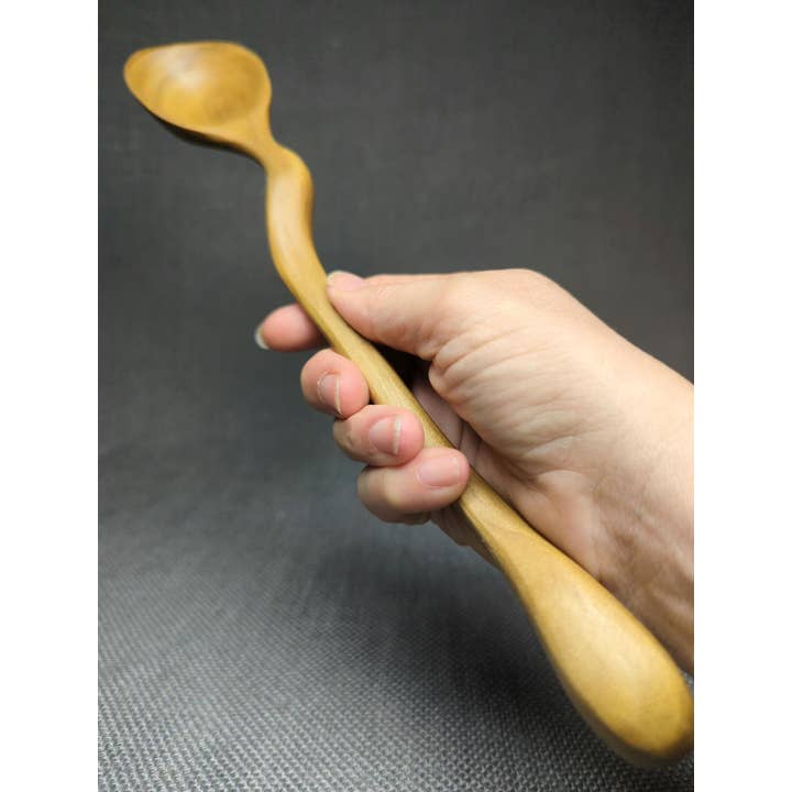 Chaos Woods - Wholesale Kitchen Spoon - Wood Spoon - Hand carved Poplar wood for cooking11