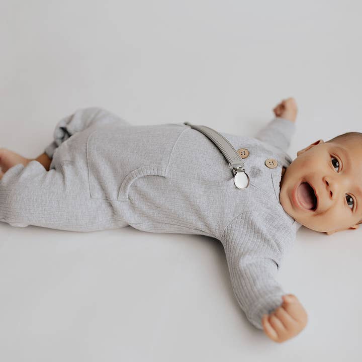 Three Little Tots - Wholesale Rompertje - Baby - Baby ribgebreide romper met zakken63