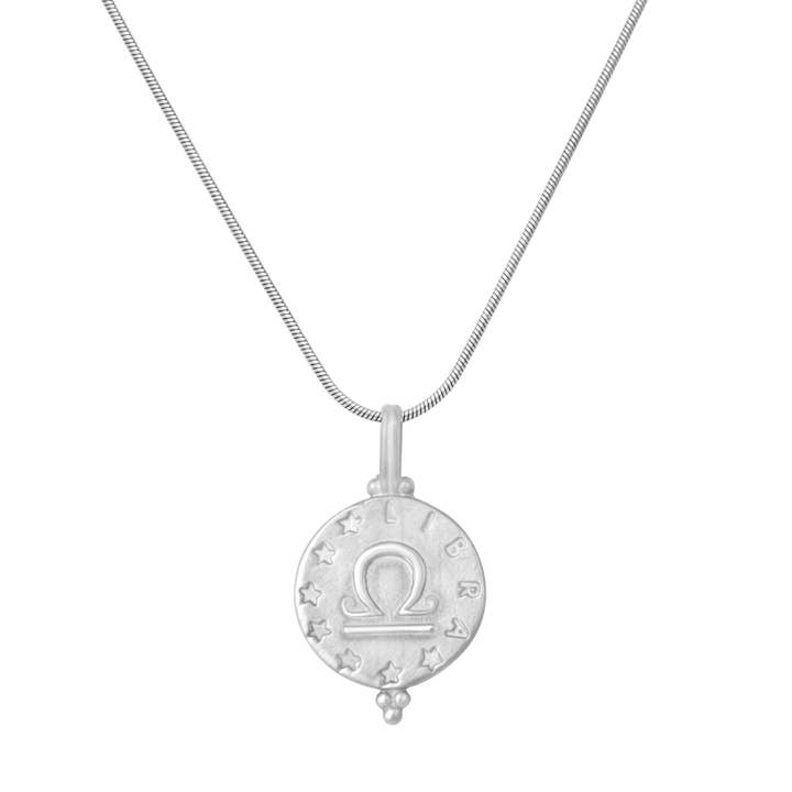 Colgante de plata de ley con forma de estrella del zodiaco - Libra para venta al por mayor de Van Peterson Designs