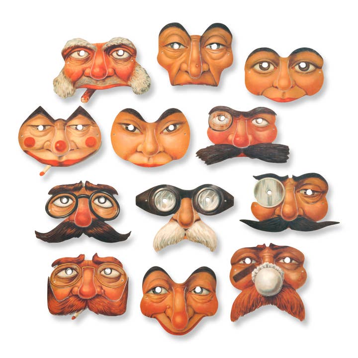 Edwardian Mini Party Masks for wholesale by Alison Gardiner US