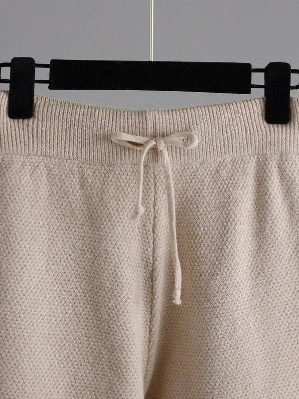 Plush Looks - Wholesale Top & Pant Set (NOT Loungewear) - Women's - Stylish Loose High-Low Long Sleeve Sweater + Wide Leg Pants7