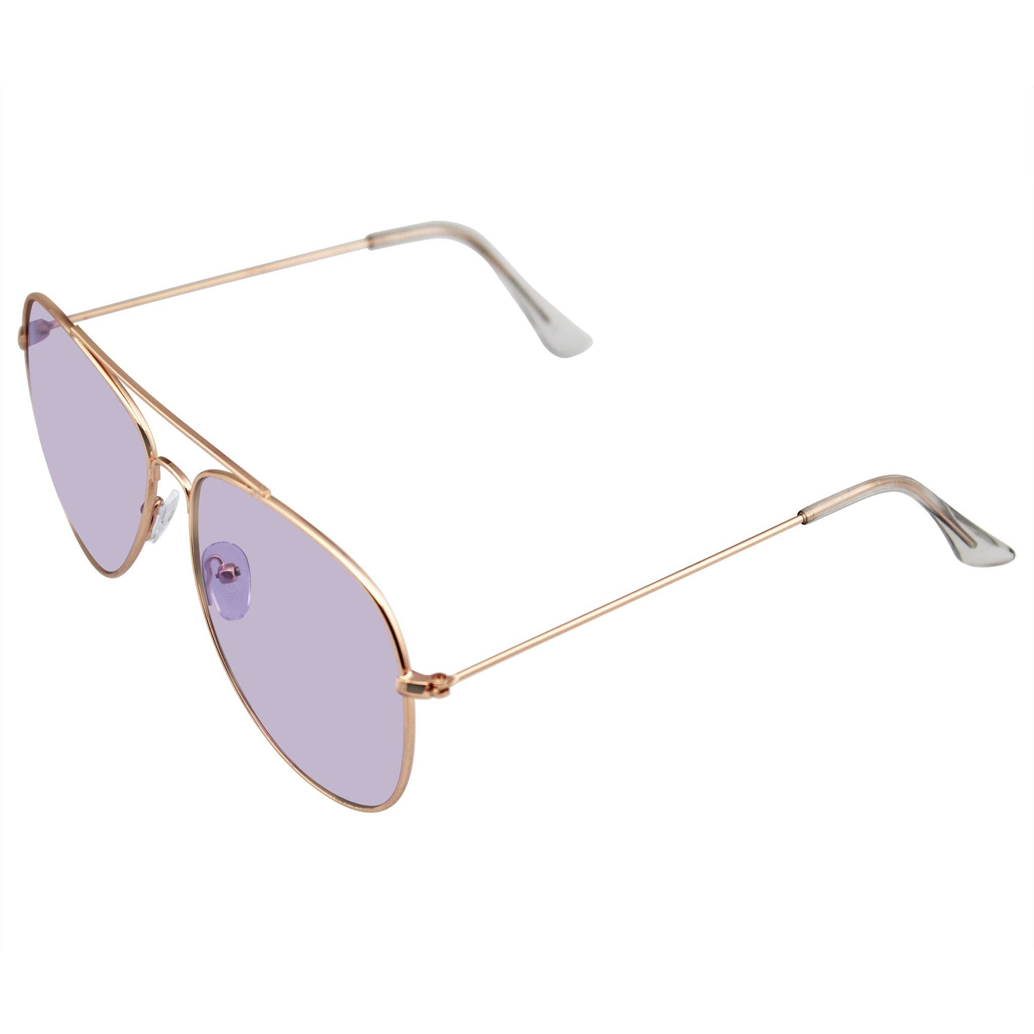 Emblem Eyewear - Wholesale Sunglasses - Unisex - Sunglasses Mens Womens Color Tinted Lens Color Tone Retro17