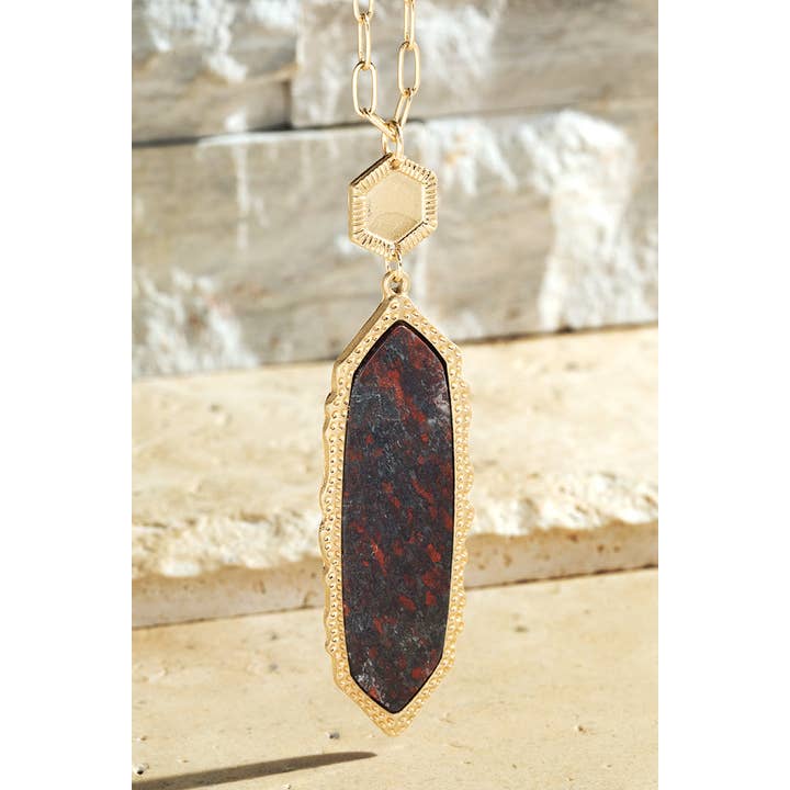 Urbanista - Wholesale Pendant/Charm Necklace - Natural Stone Pendant Necklace