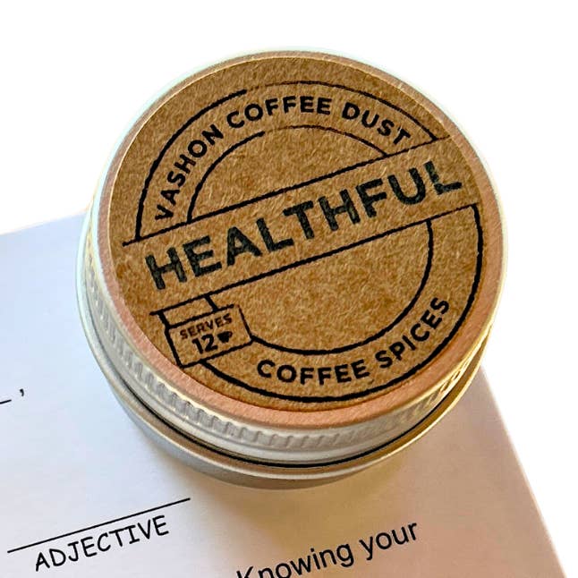 Gift a Friend: Coffee Dust Mini-Tin | 12 servings for wholesale by Vashon Island Coffee Dust